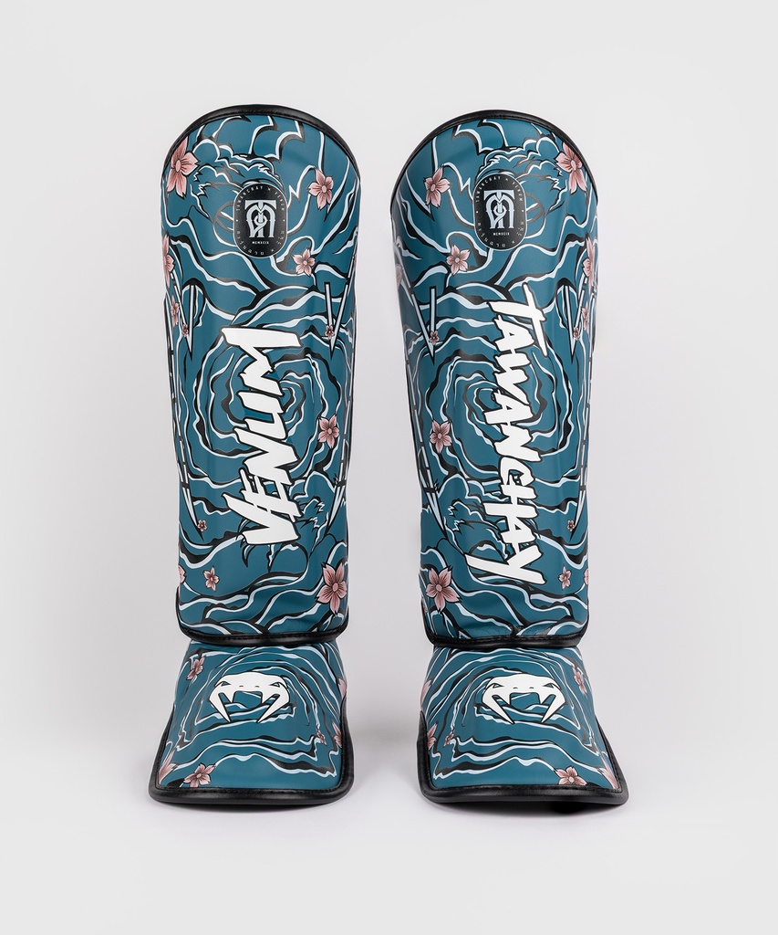 Venum Shin Guards X Tawanchay, Blue