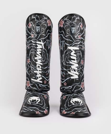 Venum Shin Guards X Tawanchay, Black
