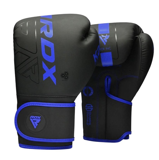 [BGR-F6MU-B-6] RDX Boxing Gloves F6 Kara Kids, Black-Blue