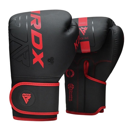 [BGR-F6MR-R-6] RDX Boxhandschuhe F6 Kara Kids, Schwarz-Rot