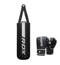 RDX Heavy Bag F6 Kara Kids 60x25cm 10kg, Black-White