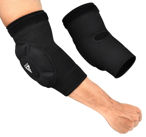 RDX Ellbogenschutz OECO-TEX, Schwarz-Weiß