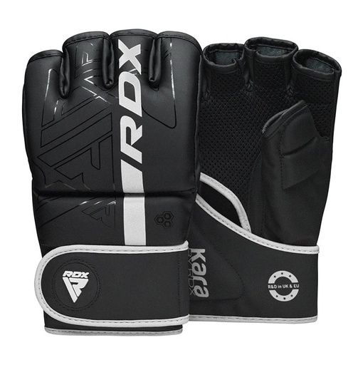 RDX MMA Gloves Sparring F6 Kara, Black-White