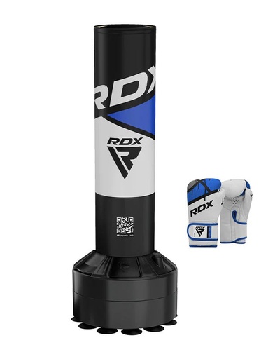 [JBFS-8U-S-W-B-120-27] RDX Freestanding Heavy Bag R8 Kids 120x27cm, Black-White-Blue