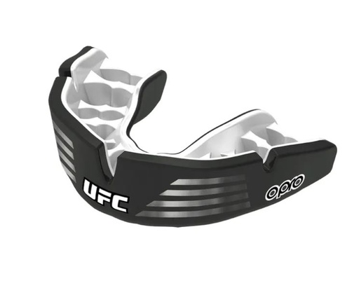 [892270902-S-SI] Opro x UFC Mouthguard Instant, Black-Silver