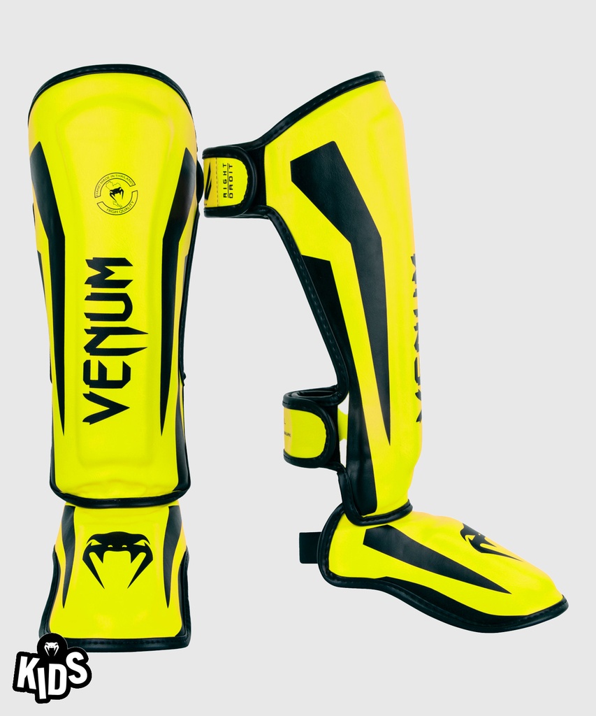 Venum Schienbeinschoner Elite Kids, Neongelb