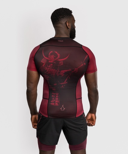 Venum Rash Guard X Assassin`s Creed Shadows, Schwarz-Rot
