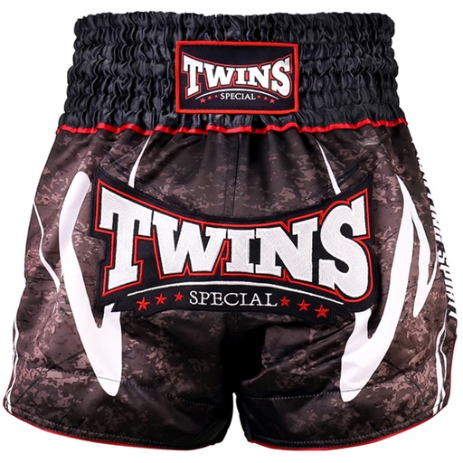 Twins Muay Thai Shorts Rusty, Black