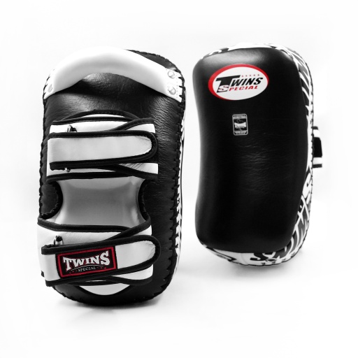 [KPL-12-S-W-L] Twins Thai Pads KPL-12 L, Schwarz-Weiß
