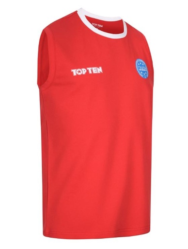 Top Ten Tank Top WAKO Kick Light Basic, Rot