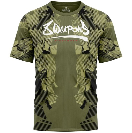 8Weapons T-Shirt Functional Hit 2.0, Olive Green