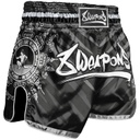 8Weapons Muay Thai Shorts 8 Ways Yant, Schwarz