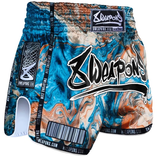 8Weapons Muay Thai Shorts Vivo Magma, Blau