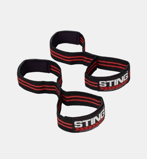 [SLS-HD8-S] Sting HD8 Lifting Straps, Black