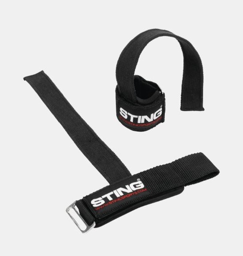 [SLS-PRO-S] Sting Pro Lifting Straps, Schwarz