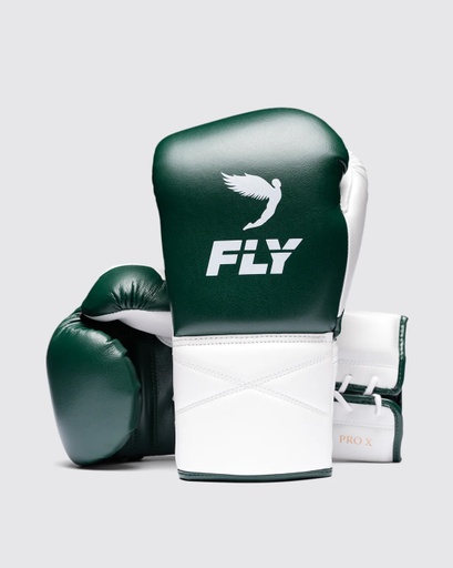Fly Boxhandschuhe Superlace Pro X 2, Grün-Weiß