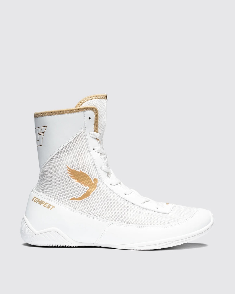 SALE 279 Fly Boxschuhe Tempest, Weiß-Gold