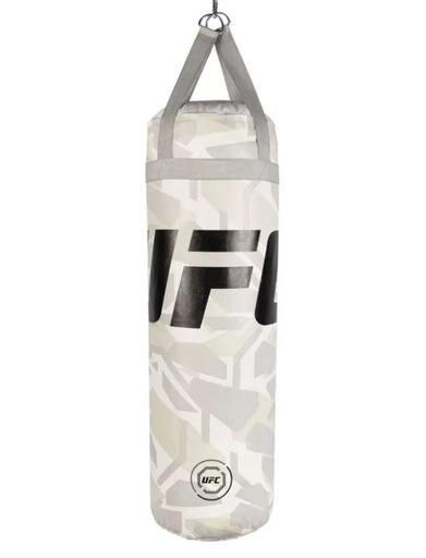 [UFCBS-W-G-100-33] UFC Boxsack 100x33cm 30kg, Weiß-Grau
