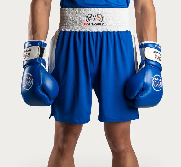 Rival Boxing Shorts Amateur Competition, Blue