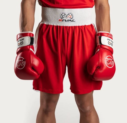 Rival Boxing Shorts Amateur Competition, Red