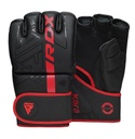 RDX MMA Gloves F6 Kara, Black-Rot