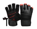 RDX Fitness Gloves L7, Black-Red