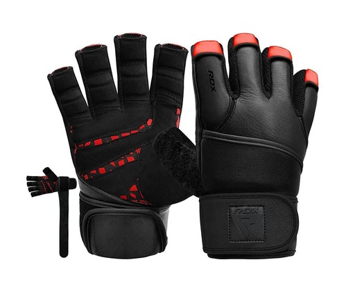 RDX Fitnesshandschuhe L7, Schwarz-Rot