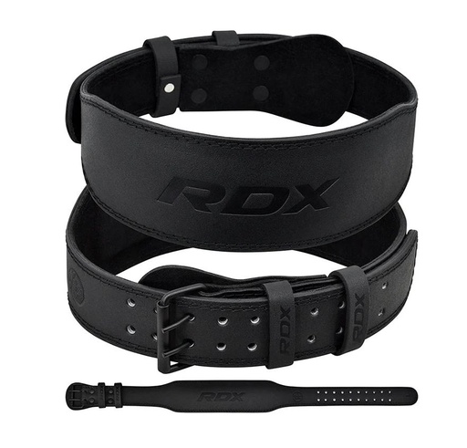 RDX Weightlifting Belt X4 Leather, Black