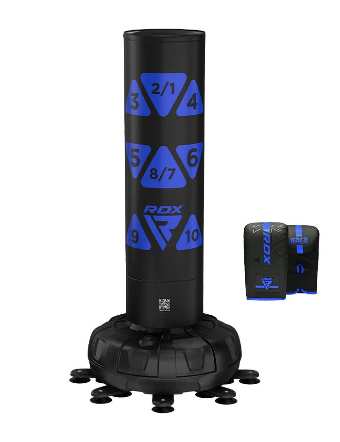 RDX Freestanding Heavy Bag KT Ronin 180x32cm, Balck-Blue