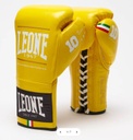 Leone Boxhandschuhe Shock Plus mit Schnürung, Gelb