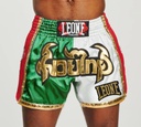 Leone Muay Thai Shorts Siam, Grün-Weiß