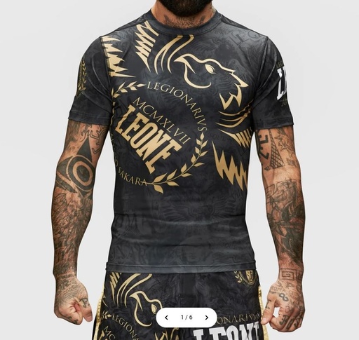 Leone Rash Guard Legionarivs, Schwarz-Sand