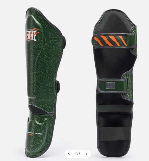 Leone Shin Guard Primal Instinct, Green