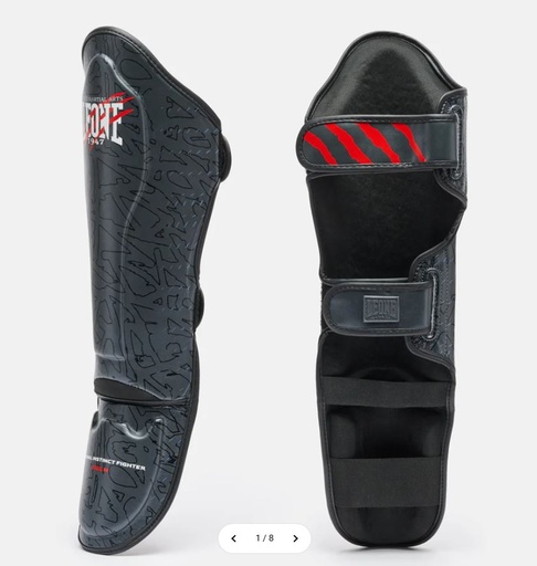 Leone Shin Guard Primal Instinct, Black
