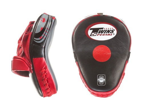 [PML-10-S-R] Twins Punch Mitts PML-10, Black-Red