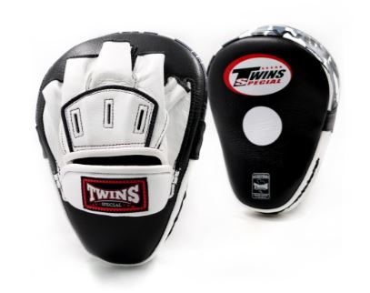 [PML-10-S-W] Twins Punch Mitts PML-10, Black-White