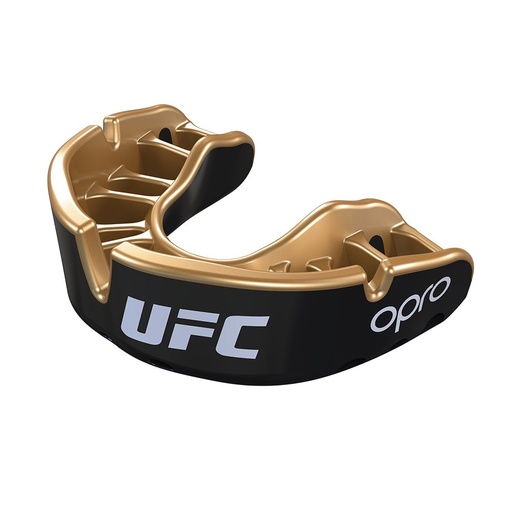 [UFC-MS-OPRO-YOUTH-S-GO] Opro x UFC Mouthguard Gold Youth, Black-Gold
