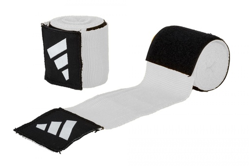 [ADIBP03-S-450] adidas Hand Wraps 4.5m Semi-Elastic, White
