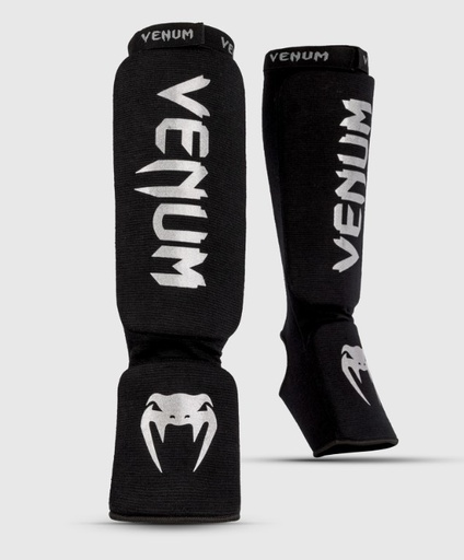 Venum Shin Guards Kontact , Black-Silver
