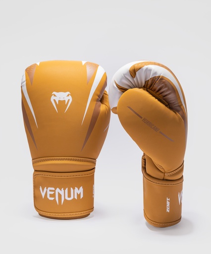 Venum Boxing Gloves Hurricane, Havana Brown-White