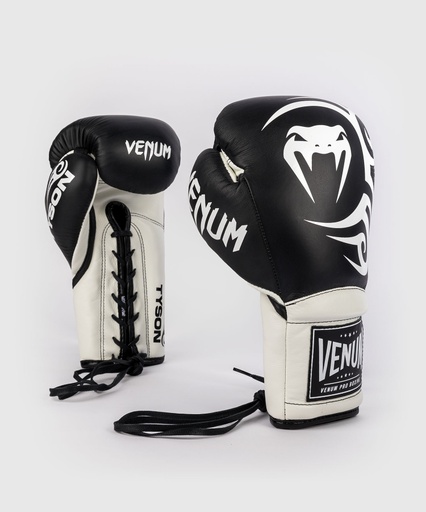 Venum Boxing Gloves Mike Tyson Giant 2.0 Pro with Laces, Black-White