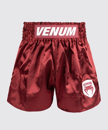 Venum Muay Thai Shorts Classic Evo, Burgundy Red