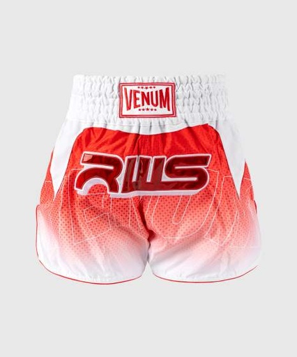 Venum Muay Thai Shorts RWS 2.0, Weiß-Rot
