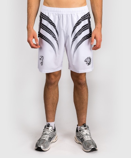 Venum Training Shorts Mike Tyson Tiger, Weiß-Schwarz