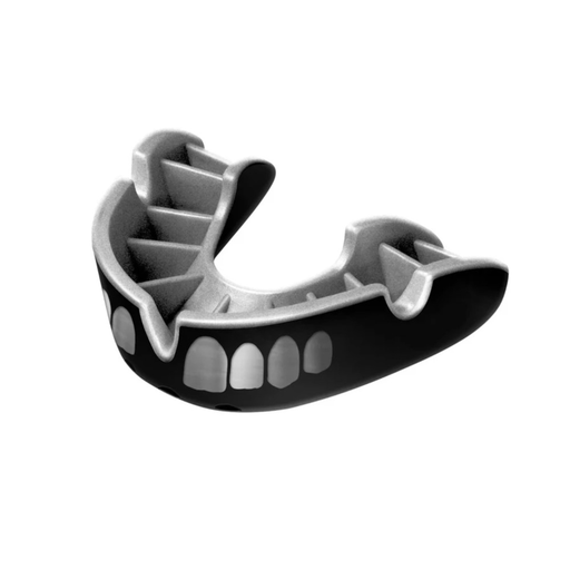 [UFC16150-S-SI] UFC Mundschutz Opro Silber Grillz, Schwarz-Silber
