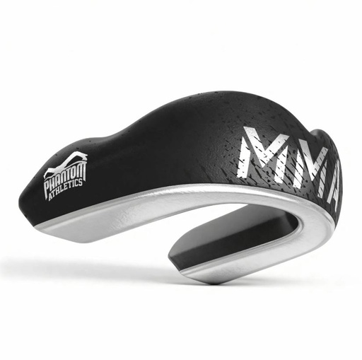 [PHMG3725-S-SI] Phantom Mouthguard Elite MMA, Black-Silver
