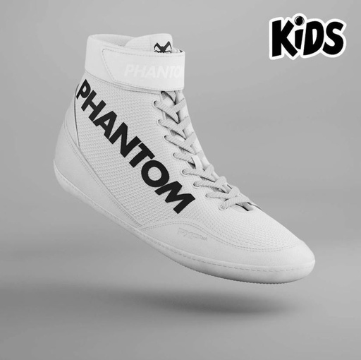 Phantom Wrestling Shoes Combat Kids, White