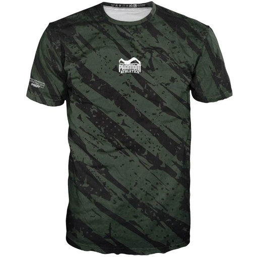 Phantom T-Shirt Evo-Camo Tiger, Grün-Schwarz
