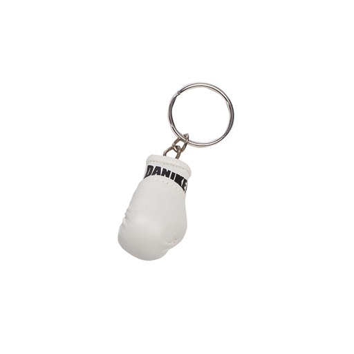 [DAMINBHS-W-5] Daniken Mini Boxing Gloves Key Ring, White