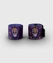 Venum Hand Wraps Santa Muerte 3m, Dark-Violett